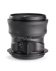 Photo of ARCA 24 mm Pico Lens, showing aperture settings and tilt control. A wide-angle manual focus lens, designed for the Pico View Camera System. Features a permanent B-mount that bayonets directly to the Pico View Camera’s front frame. From ARCA-SWISS USA. SKU: 010524