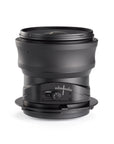 Photo of ARCA 24 mm Pico Lens, showing the tilt lock of the ARCA 24 mm lens for the Pico system. A wide-angle manual focus lens, designed for the Pico View Camera System. Features a permanent B-mount that bayonets directly to the Pico View Camera’s front frame. From ARCA-SWISS USA. SKU: 010524
