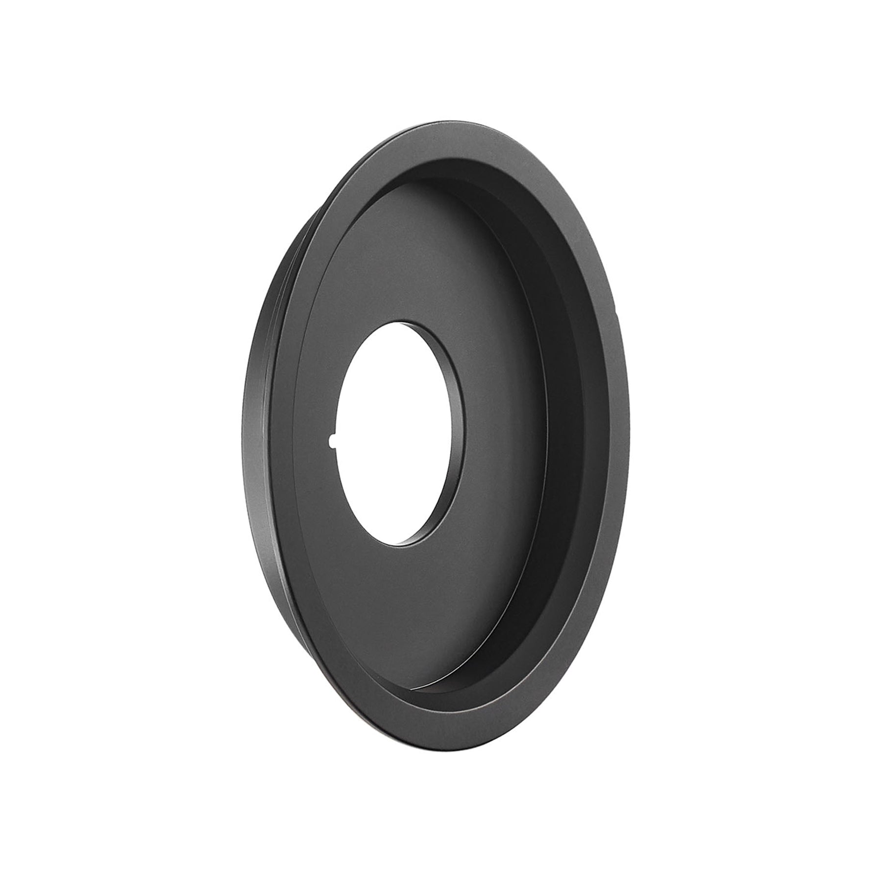 Photo of ARCA-SWISS Pico Lens Board #0, Recessed 10 mm. A three-quarter front view of the ARCA-SWISS Pico flat lens board for wide-angle Rodenstock or Schneider digital lenses. ARCA-SWISS USA.  SKU:  010905