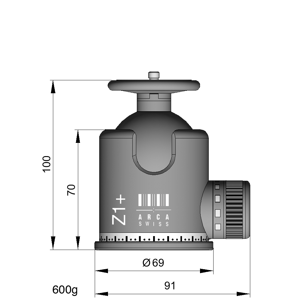 monoball® Z1+ sp threaded disk