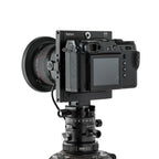 Photo of ARCA-SWISS Factum Technical Camera with quartering view, featuring a compact modular and expandable system, TUM helical focusing and tilt module. From ARCA-SWISS USA. SKU: 017369