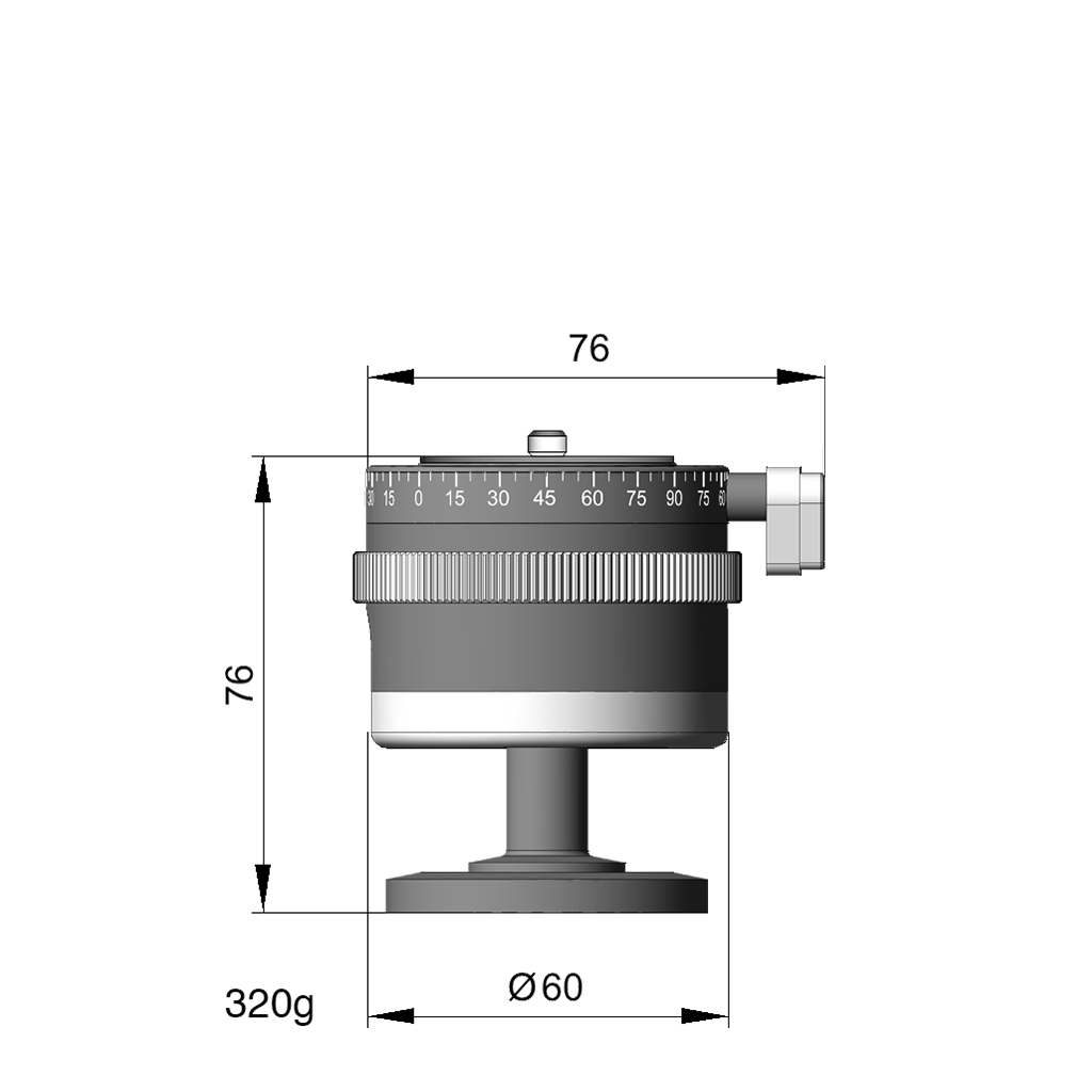 monoball® p0 Tripod Head 1/4 monoball® p0 Tripod Head 1/4