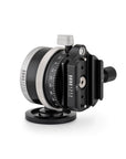 Photo of ARCA-SWISS monoball® p0 tripod head with tilt, featuring patented aspherical ball, three locking elements, textured locking ring, 90° tilt and 360° top panning. From ARCA-SWISS USA. SKU: 801214