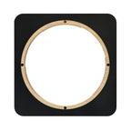 Photo of ARCA-SWISS Lens Board 110x110 Flat R-mount Bayonet with front view. For use with 6x9 F-Line View Camera, M-Line View Camera and 4x5 F-Line Field View Camera. From ARCA-SWISS USA. SKU: 091000.7