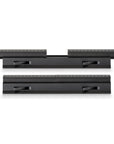 Photo of ARCA-SWISS Optical Bench 30 cm. Connecting bracket with two units of Monorail II, two quick-lock levers. From ARCA-SWISS USA. SKU: 0413130