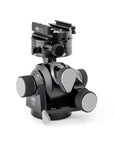 Photo of ARCA-SWISS D4 gp geared tripod head with flipLock® quick release, 3/4 front view, featuring geared panning. From ARCA-SWISS USA. SKU: 870114