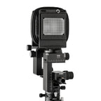ARCA-SWISS M-Two Medium format View Camera with quartering view, featuring a modular and expandable system, triaxial yaw-free movements and ARCA-SWISS Micro-Orbix® tilt. From ARCA-SWISS USA. SKU: 0143692-OC