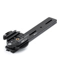 Photo of ARCA-SWISS NodalSet flipLock®. Precise nodal point adjustment for distortion-free panoramic images. Compatible with Pan System accessories for multi-row captures. Quick release can be manually rotated 90 degrees to accommodate a lents foot. Classic quick release. From ARCA-SWISS USA. SKU: 8023317