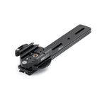 Photo of ARCA-SWISS NodalSet flipLock®. Precise nodal point adjustment for distortion-free panoramic images. Compatible with Pan System accessories for multi-row captures. Quick release can be manually rotated 90 degrees to accommodate a lents foot. Classic quick release. From ARCA-SWISS USA. SKU: 8023317