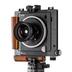 Photo of ARCA-SWISS Rm3di Technical Camera with quartering view, featuring an award winning technical camera, a modular and expandable system, geared axis tilt built into the camera body and a helical focusing mechanism. From ARCA-SWISS USA. SKU: 017069.1