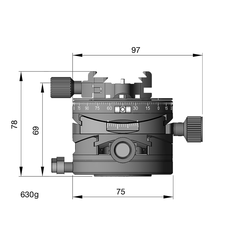 Core 75 Leveler geared tripod head – ARCA-SWISS USA