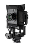 Photo of ARCA-SWISS F-Universalis DSLR View Camera with quartering view, featuring quick release and Micro-Orbix® tilt. From ARCA-SWISS USA. SKU: 019123-OC