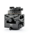 Photo of ARCA-SWISS C1 Cube cp geared tripod head with flipLock® quick release, front 1/4 view photograph in zeroed position. Featuring gear-driven, self-locking micro-metric controls. From ARCA-SWISS USA. SKU: 8501500.1