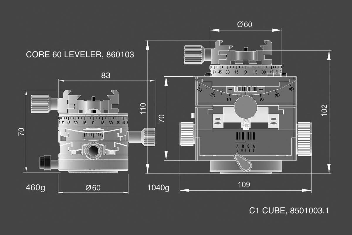 ARCA-SWISS Cube or Core Leveler?