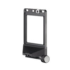 The Universalis front format frame camera part with black anodized aluminum construction and the featured Micro-Orbix geared tilt mechanism.