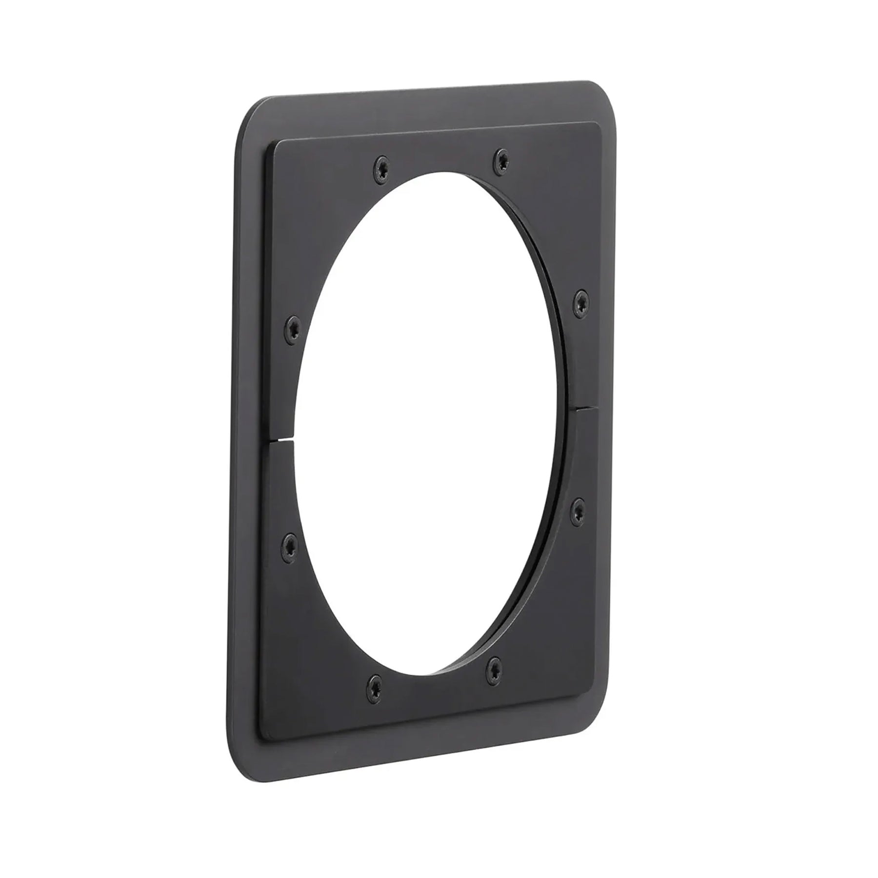 ARCA-SWISS 110×110 mm reinforced lens board for Rodenstock 138 HR Digaron-SW Float, black anodized aluminum