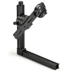 3/4 view of ARCA-SWISS Pan System Pro panoramic accessory with monoballFix quick release nodal rail.