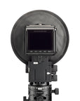 Rear view of the Arca-Swiss Pico camera system with a Hasselblad V digital back.