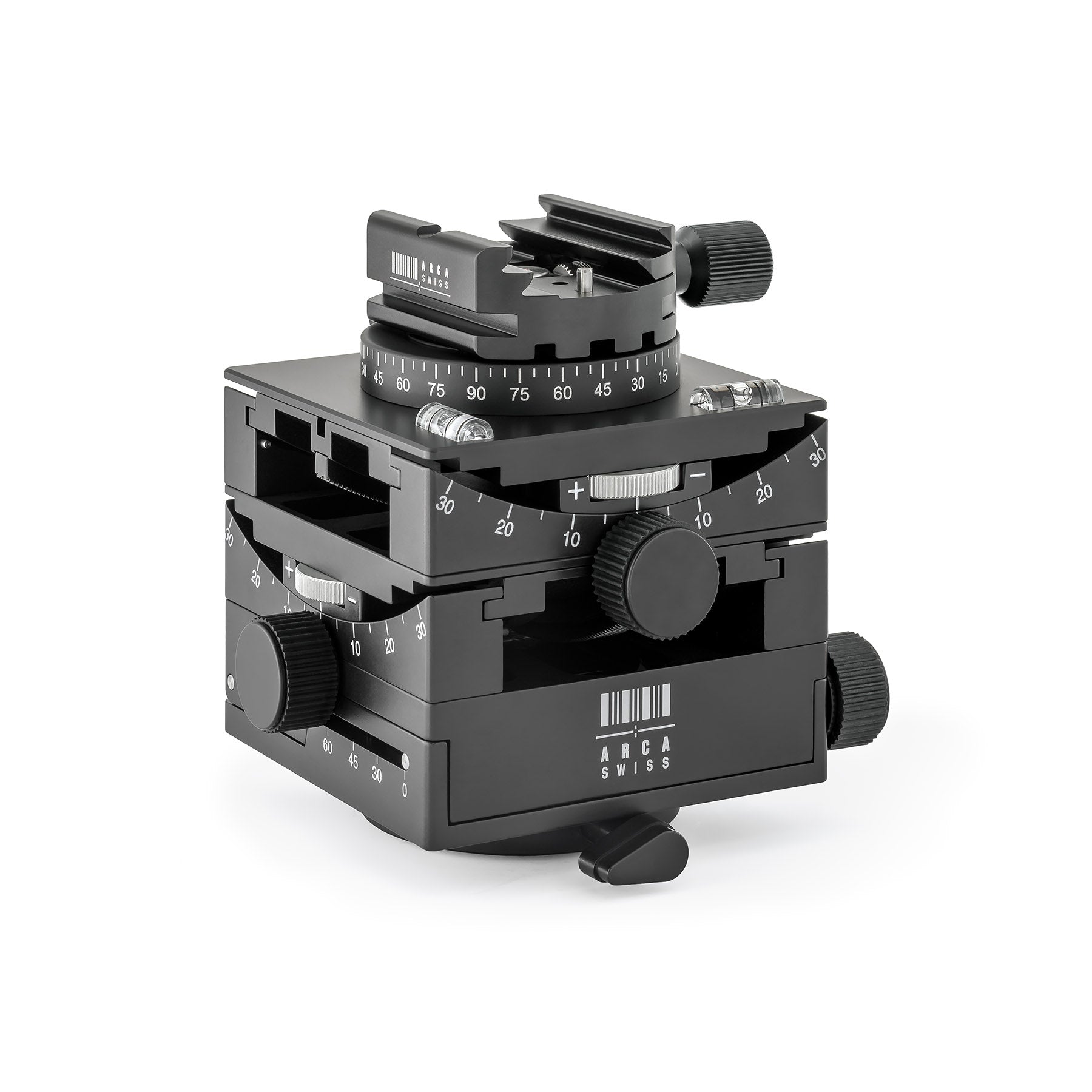 The Original ARCA-SWISS C1 Cube Precision Geared Tripod Head flipLock