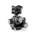 Photo of ARCA-SWISS D4 gp geared tripod head with flipLock® quick release, 3/4 front view, featuring geared panning. From ARCA-SWISS USA.  SKU: 870114