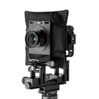 Photo of ARCA-SWISS F-Universalis DSLR View Camera with quartering view, featuring quick release and Micro-Orbix® tilt. From ARCA-SWISS USA. SKU: 019123-OC