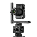 Motion gif of ARCA-SWISS C1 Cube cp geared tripod head with Classic quick release, with Pan System Pro and nodal rail. Featuring gear-driven, self-locking micro-metric controls. From ARCA-SWISS USA. SKU: 8501503.1