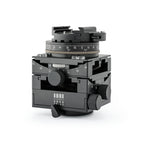 Photo of ARCA-SWISS C1 Cube cp geared tripod head with flipLock® quick release, front 1/4 view photograph in zeroed position. Featuring gear-driven, self-locking micro-metric controls. From ARCA-SWISS USA. SKU: 8501500.1