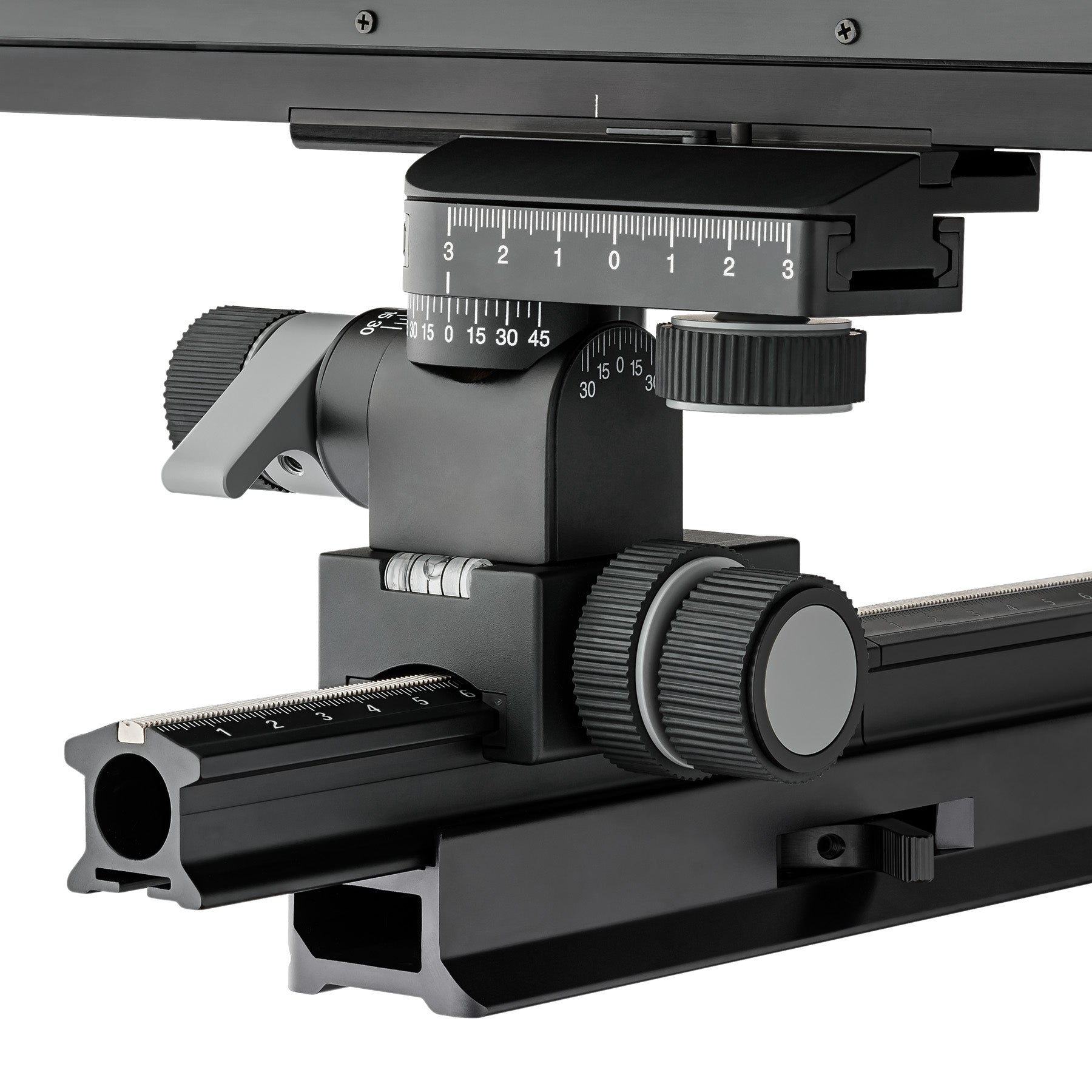 Photo of ARCA-SWISS F-Metric 8x10 View Camera with quartering view, featuring telescopic optical bench, base tilt and Micro-Orbix tilt. SKU: 013181